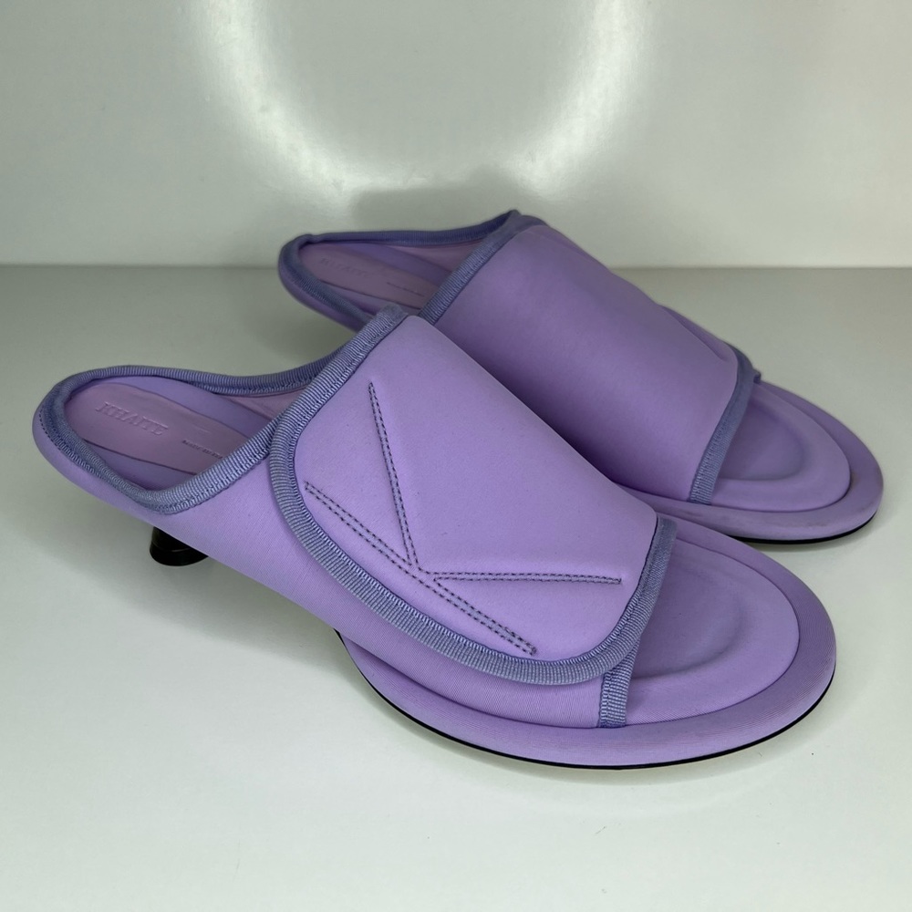 Khaite KENMARE PADDED NEOPRENE MULES sandals/pumps Size 40